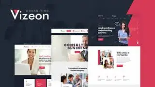 Vizeon - Business Consulting HTML Template | Themeforest Website Templates and Themes