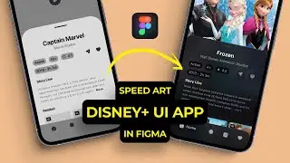 Disney Plus App UI Design in Figma