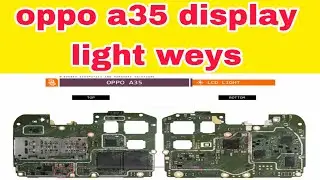 oppo a35 display light problem solution// display light all track