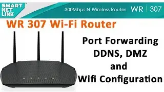 smart net link router port forwarding and dmz configuration in WR307