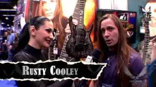 Supershredder Rusty Cooley shows off his new Dean Signature models