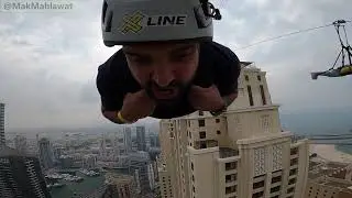 Tried the Longest Zipline in Dubai | Mak Mahlawat