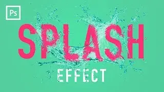 Photoshop Tutorials - Water Splash Effect (Displacement Mapping)