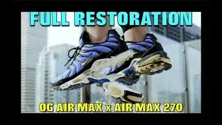 OG AIR MAX PLUS RESTORATION/HYRBID (FIRE SWAP)