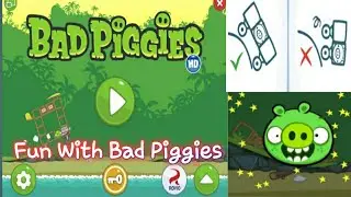 BAD PIGGIES HD GAMEPLAY-Fun with piggies