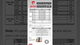 Airtel Price Hike - Airtel 5G Unlimited Data Plan From 3 July 2024 | Airtel New Recharge Plan 2024