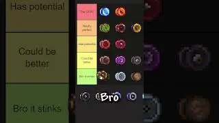 Terraria YOYO Tier List