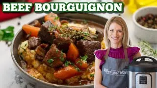 Instant Pot Beef Bourguignon - A French Classic Made Fast