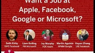 How to get a Job at Apple, Google, Facebook and Microsoft.