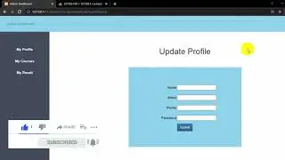 #11 Update Student Profile In PHP | Student Management System Project Tutorial In PHP For Beginners