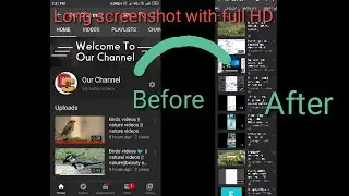 How to take long screenshot || long screenshot