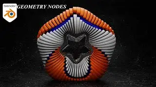 Create Easy Abstract Motion Graphics Loop Using Geometry Nodes (Blender Tutorial)