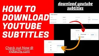 how to download youtube subtitles