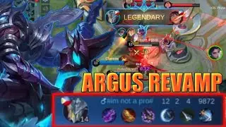 ARGUS REVAMP IN HIGH RANK|ARGUS REVAMP BEST BUILD 2021|~[MLBB]