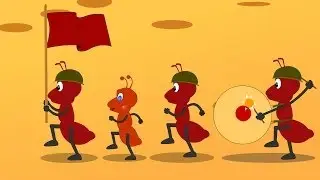 The ants go marching one by one song | Ants at war