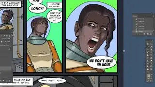 Coloring Comic Book Faces