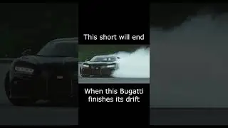 Bugatti Drifting. Endlessly