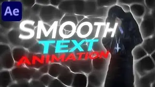 How to make this insane smooth typography in after effects