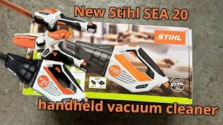 The New Stihl SEA 20 handheld cordless vacuum cleaner. unboxing #stihl
