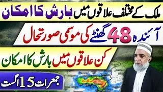 Rain Forecast for Next 48 hours in Pakistan || Crop Reformer