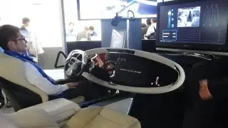 Futuristic vehicle interface with a predictive direct and gesture based input system 