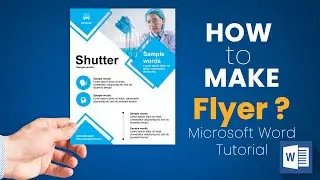 How to Make a Flyer using Microsoft Word   ⬇  DOWNLOAD FREE