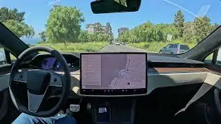 Raw 1x: Tesla FSD 12.4.1 Drives from PV to Riviera Village with Zero Interventions