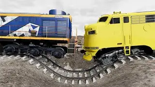 Trains Vs Potholes #20 – BeamNG Drive