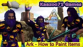 Ark How to Paint Items 💥