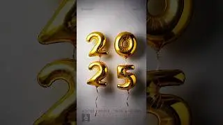 Golden Air Balloon Text Effect in Adobe Illustrator and Firefly #HNY2025 #GoldenBalloon #Firefly