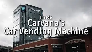 How does Carvana's car vending machine work?