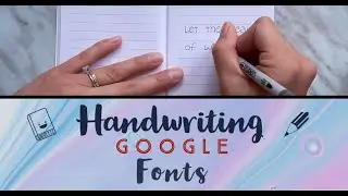 Cute Google Fonts ✿ You Can Use for Bullet Journaling - Handwriting DIY | M&M