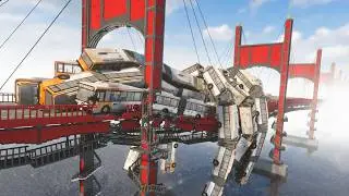 Extreme Ways to DESTROY The PHYSICS BRIDGE! - Teardown Gameplay