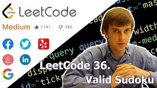 LeetCode 36. Valid Sudoku (Algorithm Explained)