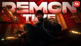 RED DEMON EFFECT with 3D Bullets Flying (After Effects Tutorial)