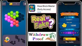 Hexa Block Master real or fake Hexa Block Master money withdrawal | Hexa Block Master