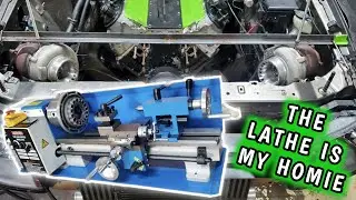 Mini Lathe Saves The Day | Getting The Turbo Mustang Accessory Drive Fixed Before Building Hot Side