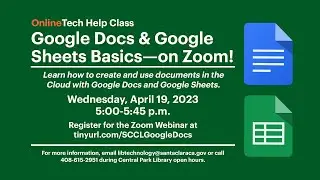 Google Docs & Google Sheets Basics