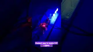 Easiest way to make VIP lights | VIP light system | Electronics Projects 😲😍