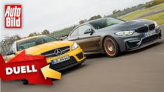 BMW M4 GTS vs. Mercedes C 63 Black Series | Heiße Coupé-Sportler im Duell | mit Moritz Doka (2021)