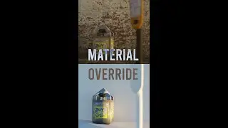 Material Override - Selective Material - Blender Tutorial #Shorts