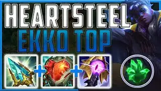 Can we make a 5K HP Heartsteel Ekko a late game GOD?! - Ekko Top | Season 14 LoL