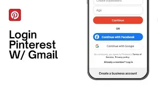 Pinterest Sign In: How To Log In Pinterest with Google Account Or Facebook Account? |2024|