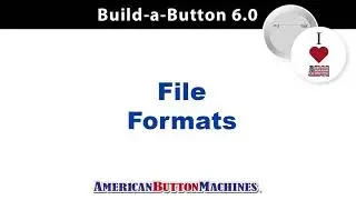 File formats used in button making software