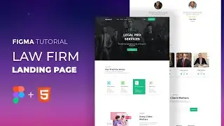 Figma Tutorial : Landing Page Design From Figma to HTML