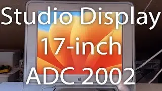 Apple Studio Display (17-inch - 2002-2004) and ADC