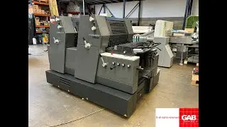 Two colour offset printing machine for sale   Heidelberg GTO 52 2   Gab Supplies Ltd   2003