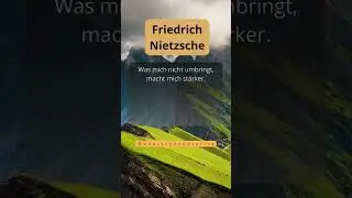 Фридрих Ницше 🇷🇺🇩🇪 ЦИТАТЫ ВЕЛИКИХ ЛЮДЕЙ НА НЕМЕЦКОМ ЯЗЫКЕ