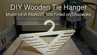 Machining a Tie Hanger, Atom3D to CC Workflow Example