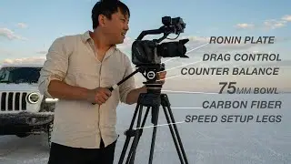 $399 Carbon Fiber Video Tripod from SmallRig is a STEAL! Quick setup & we tested it with a 1,600mm